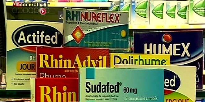 Dolirhume, Rhinadvil, Actifed... l'Agence du médicament alerte  ces produits  provoque infarctus et d’AVC